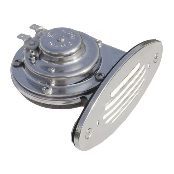 Schmitt & Ongaro Mini SS Single Drop-In Horn w/SS Grill - 12V Low, Schmitt & Ongaro Marine, Mfr#: 10050